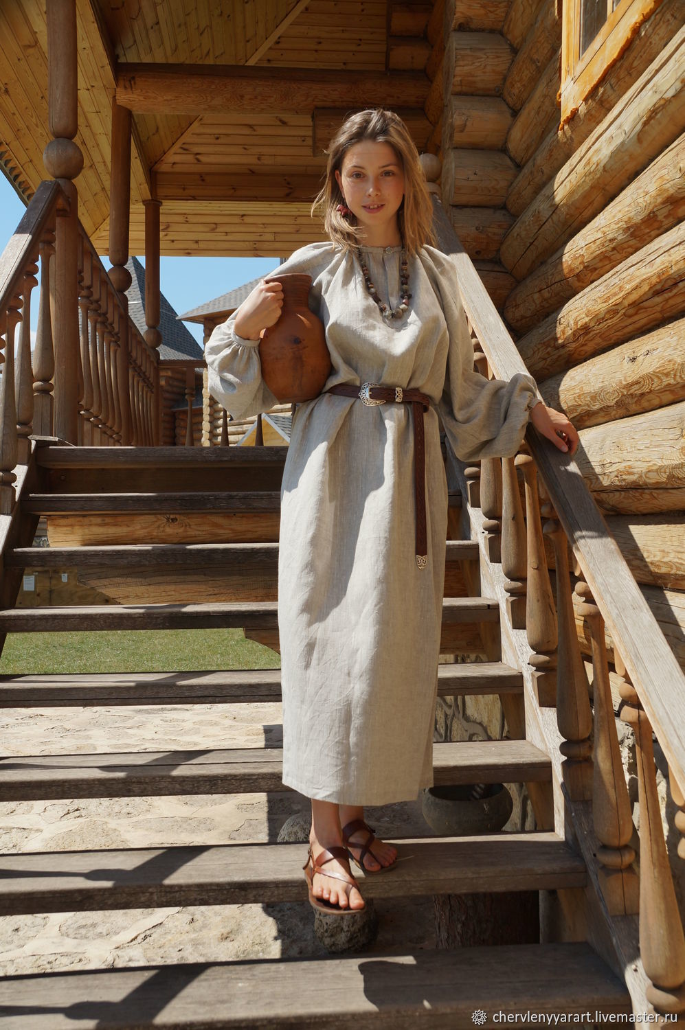 Girls in Slavic costumes in Bekasi